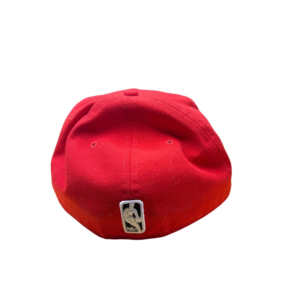 New Era 59FIFTY Houston Rockets 2 NBA Championships Fitted Hat Red 7 1/2 - Picture 7 of 11